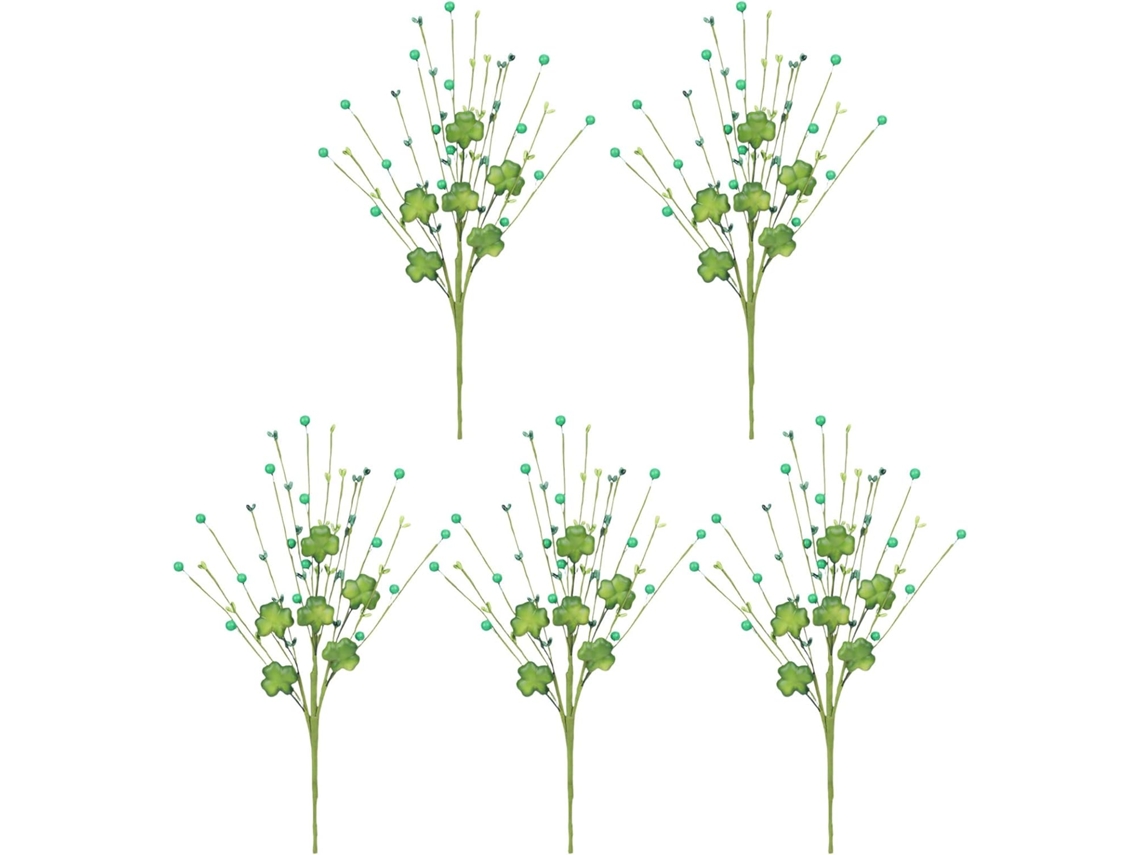 Juego De 5 Arreglos Florales Artificiales De Tela Para Escaparates Y Decoración De Fiestas.