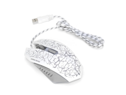 Ratón Gaming Cable Usb 3200 Dpi Rgb Blanco