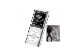 Reproductor MP3 Radio Hifi Pantalla LCD Digital Fm Plata CHRUI