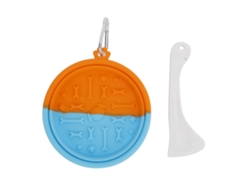 Cuenco Plegable Para Mascotas Silicona Portátil Con Hebilla Para Perros Gatos Y Animales Pequeños