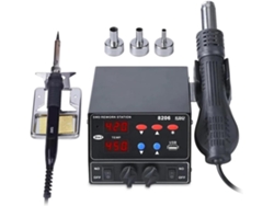 Estación De Soldadura Smd 8206 De 800 W, Calentamiento Rápido, Pistola De Calor 3 En 1, Interfaz Usb.