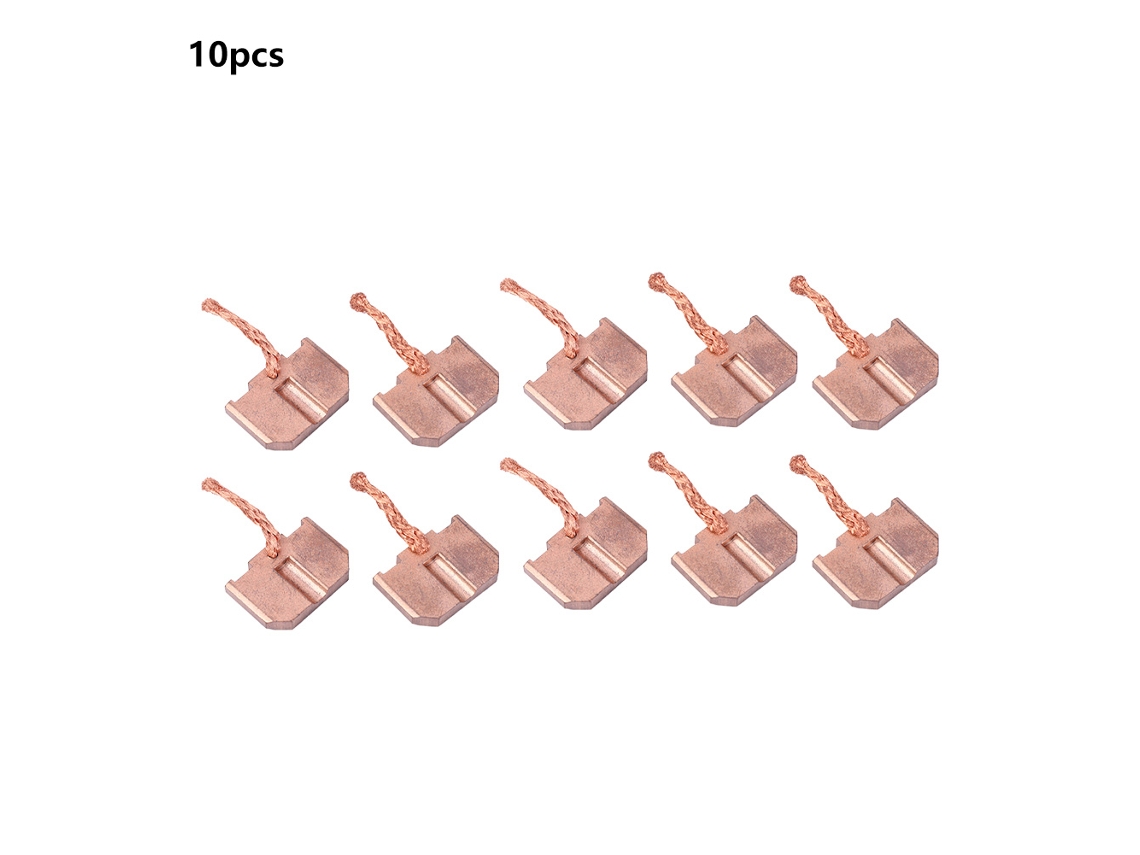 10 Escobillas De Carbón Para Colector De Corriente Vahle C412 Mswa 7/50-1 Hs