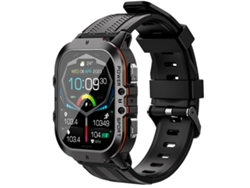 Reloj inteligente para hombre con pantalla AMOLED de 1,96", monitor de frecuencia cardíaca, 100 modos deportivos y rastreador de actividad para Android e iOS.