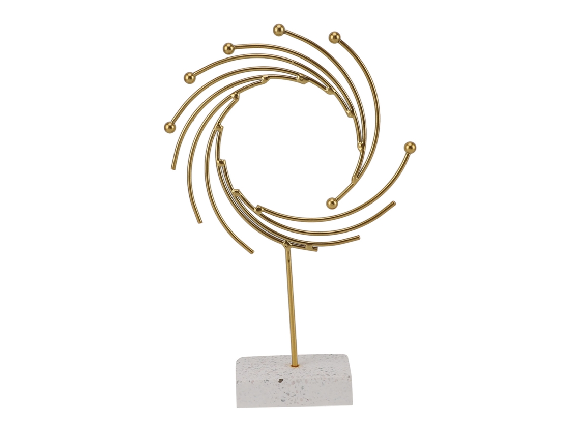 Baok - Escultura de mesa abstracta, moderna y lujosa, hecha a mano en metal, para la decoración de oficinas, salas de estar y estudios 7129c08