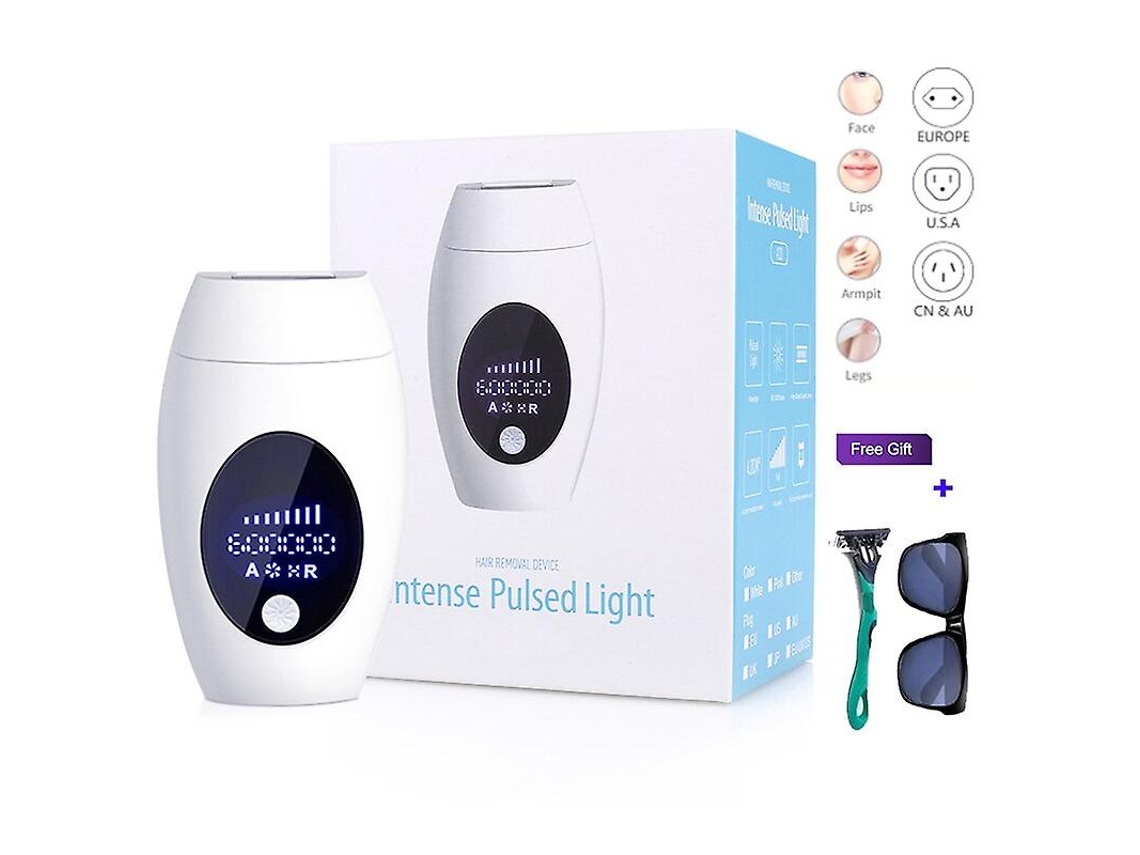 Dispositivo de depilación láser IPL para la zona del bikini, ideal para mujeres que usan traje de baño, con pantalla LED y para uso doméstico. Nostalgia88