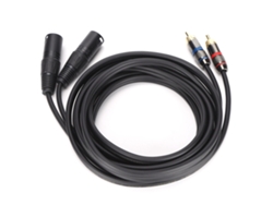 Cable De Micrófono Jorindo, Adaptador De Cable Xlr Doble Macho A Rca Doble Para Sistema De Audio Estéreo Hifi Y Sistema