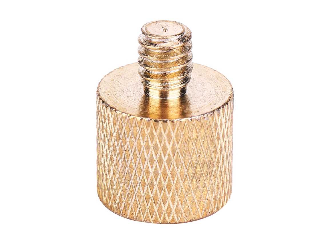 NEVEANCE Adaptador de Rosca de Trípode de Latón 3/8'' Hembra a 1/4'' Macho para Cámara
