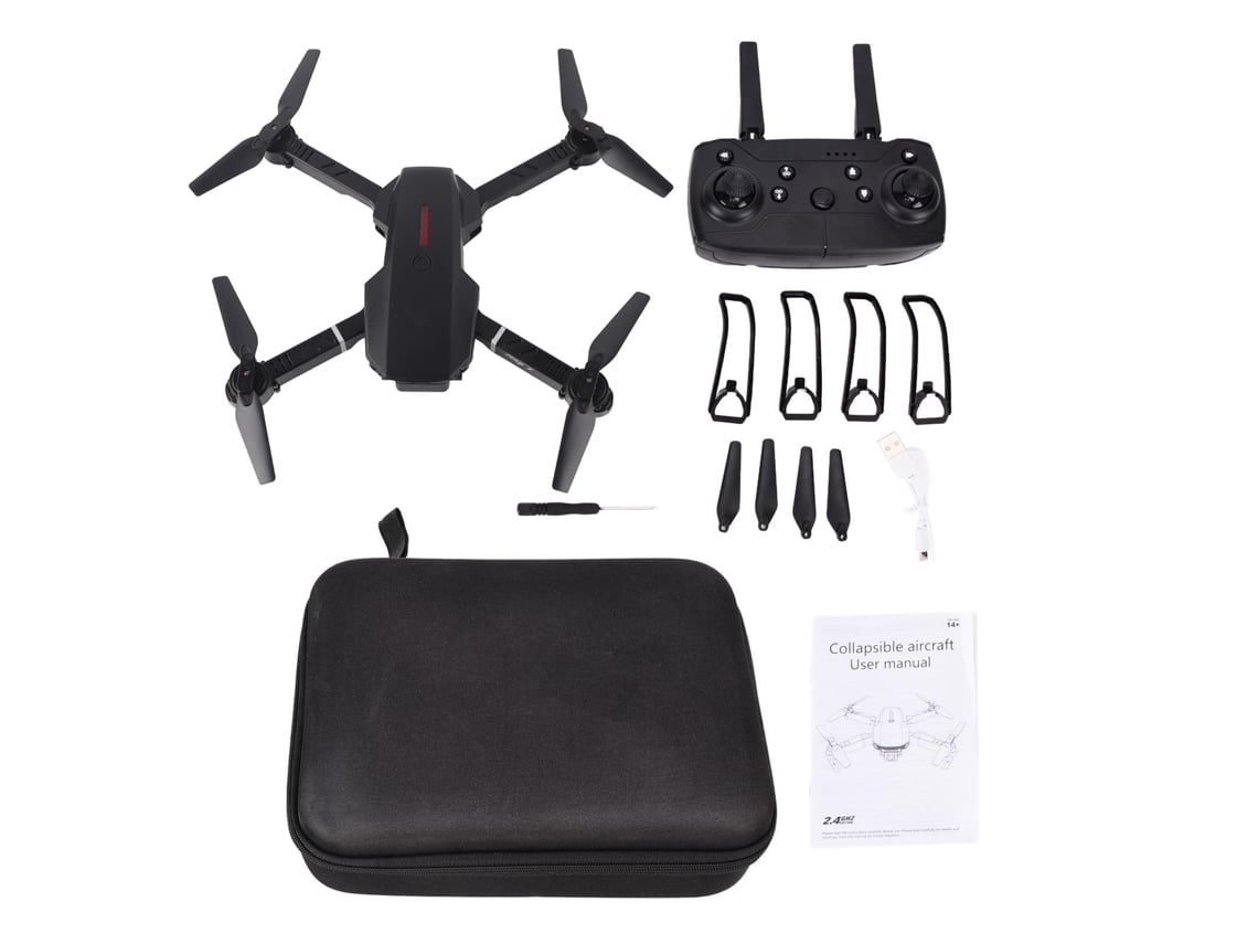 Ats-drone Rc Mini Plegable 4 Ejes Con Cámara 4k, Alcance 164ft, Ideal Para Niños Y Principiantes