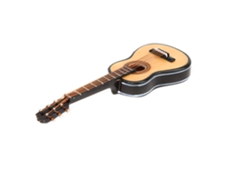 Adhesivo Decorativo Para Nevera Con Forma De Guitarra En 3d, Hecho De Madera De Tilo, 10 Cm.