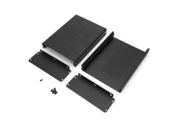 Yncm2026-caja De Aluminio Extrudido Mate Negro 45x122x160mm Para Gps Estuche Enclosure Proyecto Electrónico