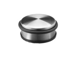 Relaxdays 10010081 - Stopper / Tapón De La Puerta Del Acero Inoxidable De 1,2 Kg Plana