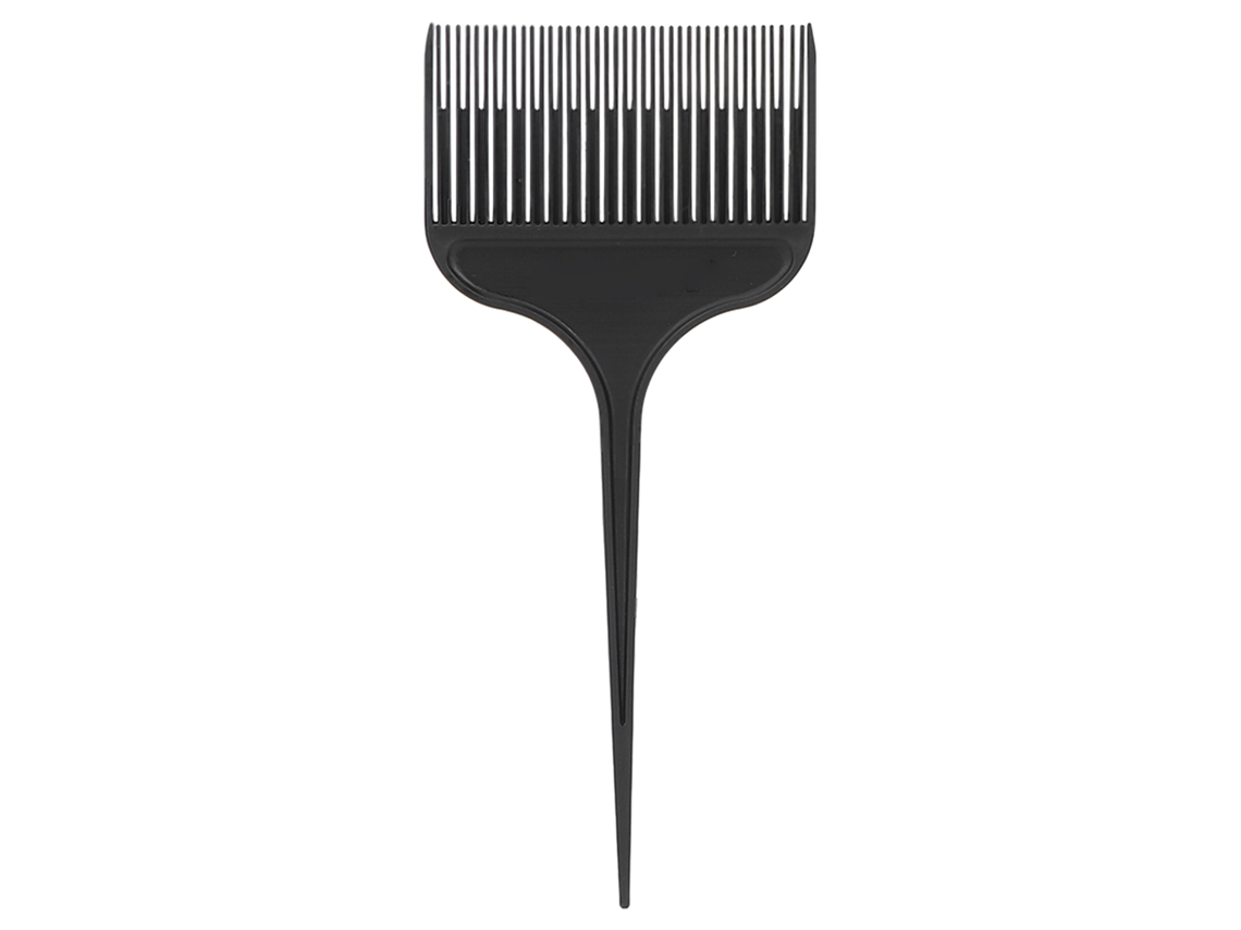 Peine portátil para teñir el cabello, ideal para usar en casa como parte de un salón de belleza. Herramienta para peinar y separar el cabello negro.