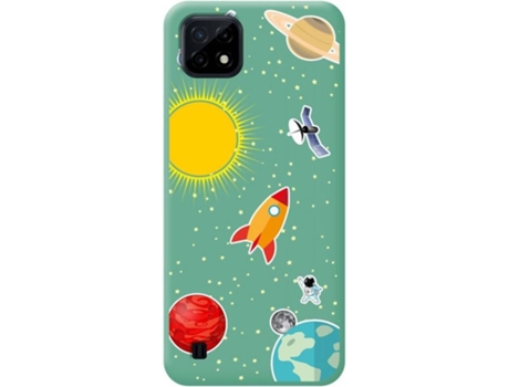 Carcasa Realme C21 TUMUNDOSMARTPHONE Espacio Verde