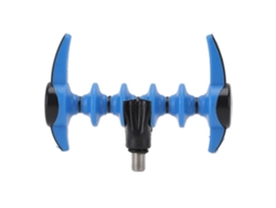Soporte Para Cañas De Pescar De Abs Y Tpr Con Rosca De 8/3", Ajustable Para Agua Dulce Y Salada, Pequeño, Azul.