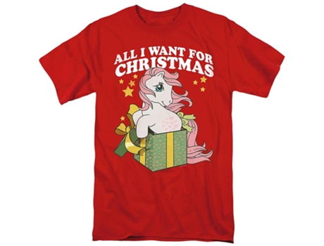 Camiseta ROCKINSTONE Todo lo que quiero para Navidad My Little Pony (XXL)
