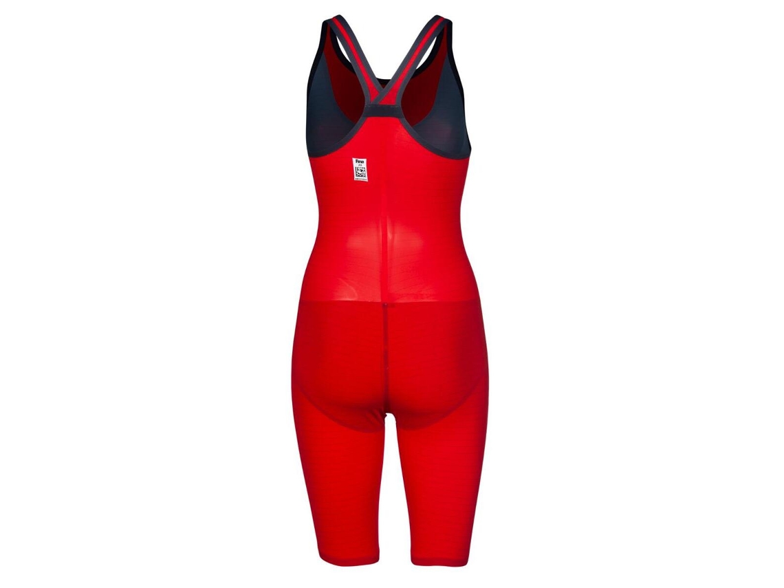 Bañador de Mujer para Natación ARENA Powerskin Cb Carbono Rojo (28)
