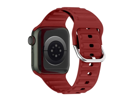 Correa Apple Watch 41mm / 40mm y 38mm Silicona Ajustable Burdeos AVIZAR