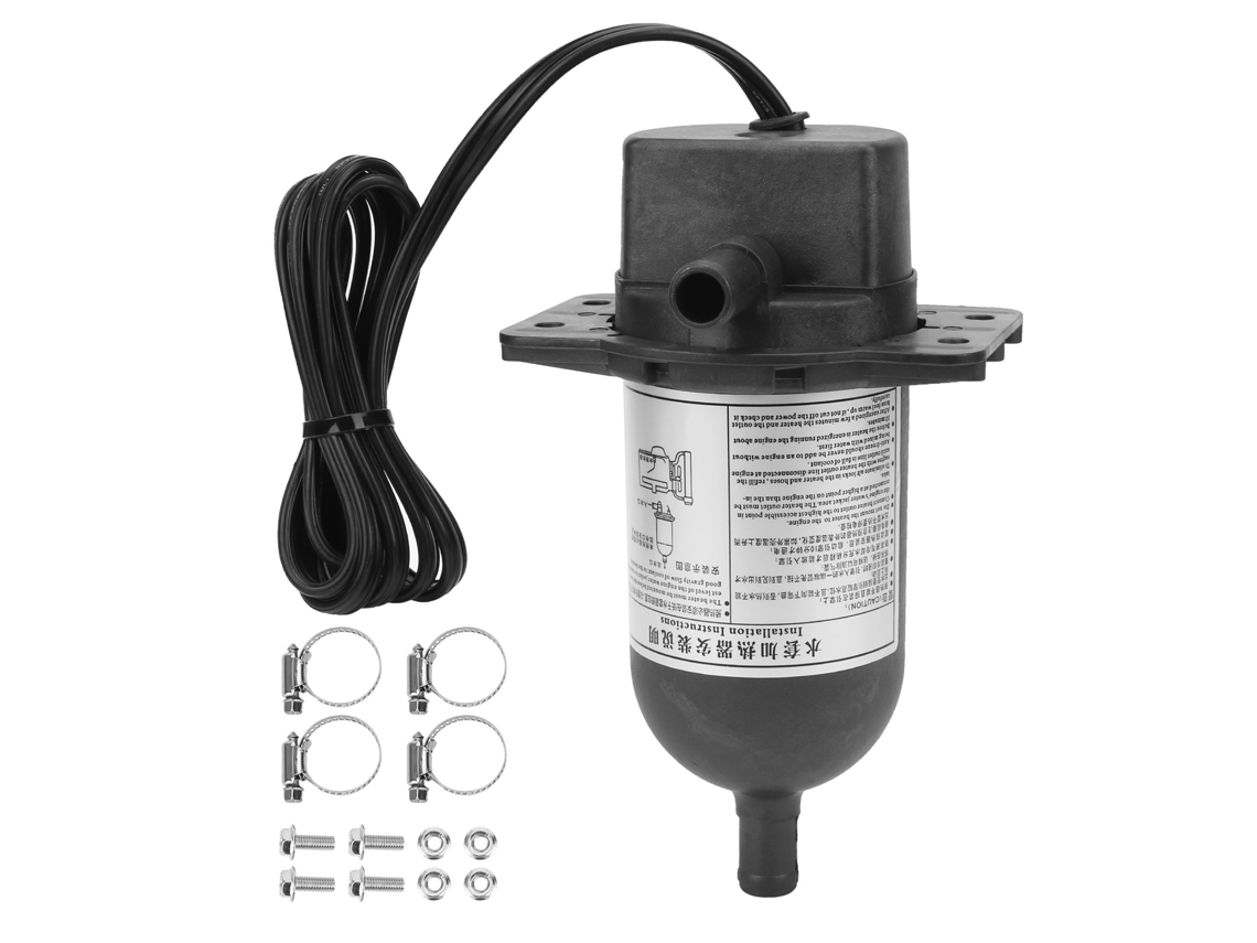 Precalentador De Tanque De Agua De 1000 W Con Recirculación Automática Y Temperatura Constante Para Motores, Barcos Y Camiones (2,5-5,7 L)