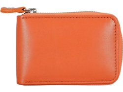 Tarjetero De Cuero - Cartera Slim Y Organizador De Tarjetas - Camel