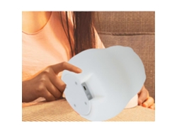 Luz nocturna LED con forma de búho, de silicona, para dormitorio. Rosewell