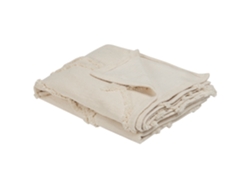 Manta BELIANI Acacia (Beis - 150x125x1 cm - Algodón)
