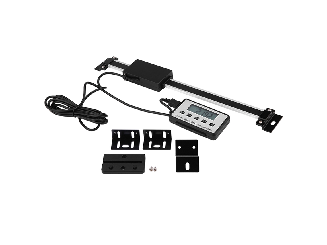 Kit De Lectura Digital Precisa 0-200mm Para Fresadoras Y Tornos Con Escala Lineal Lcd