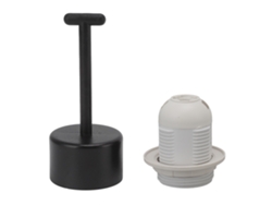 Rebe-10 Piezas Base De Bombilla E27 Con Núcleo De Cobre Resistente A Altas Temperaturas, Soportes De Luz E27 Con Funda Para Diy Blanco