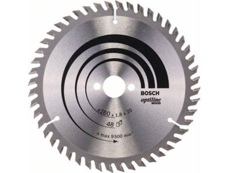 Disco de Sierra Circular BOSCH Optiline Madera 160x20/16x1.8 mm - 48