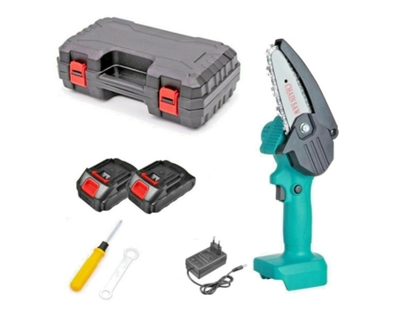 Mini Motosierra Eléctrica de Doble Batería Tagliarami 4'' 318 TRADE SHOP TRAESIO