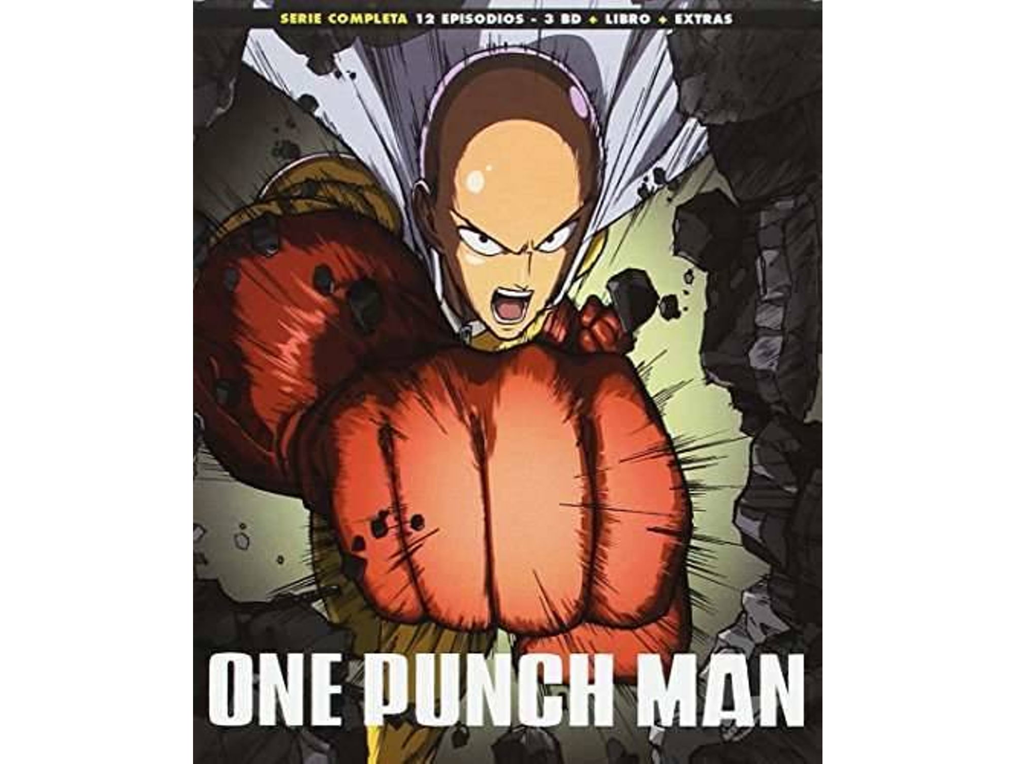 Blu-Ray One Punch Man Temporada 1 Ep. 1 A 12. Blu-Ray Edición Coleccionistas