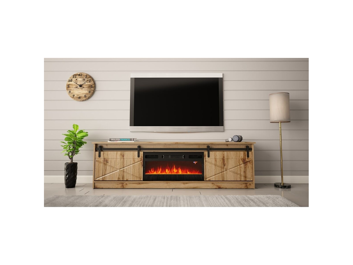 Mueble de TV CAMA MEBLE GRANEROKOM WOT Laminado Madera MDF Aglomerado 200x56,7x35 cm