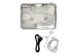 Conversor De Cassete Para Mp3 Player Portátil Com Usb E Som Estéreo Hifi Case Transparente