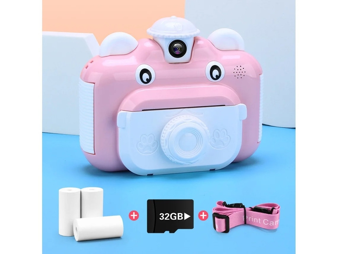 Impresora térmica de fotos instantáneas para niños, color rosa Yizhood