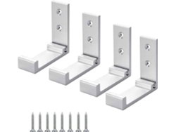 4 Ganchos De Pared Para Armario, Gancho Plegable De 90° Para Auriculares