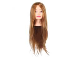 Cabeza De Entrenamiento Para Peluquería Muñeca Maniquí Con Pelo Imitación Humana Para Salones De Belleza Y Estudiantes