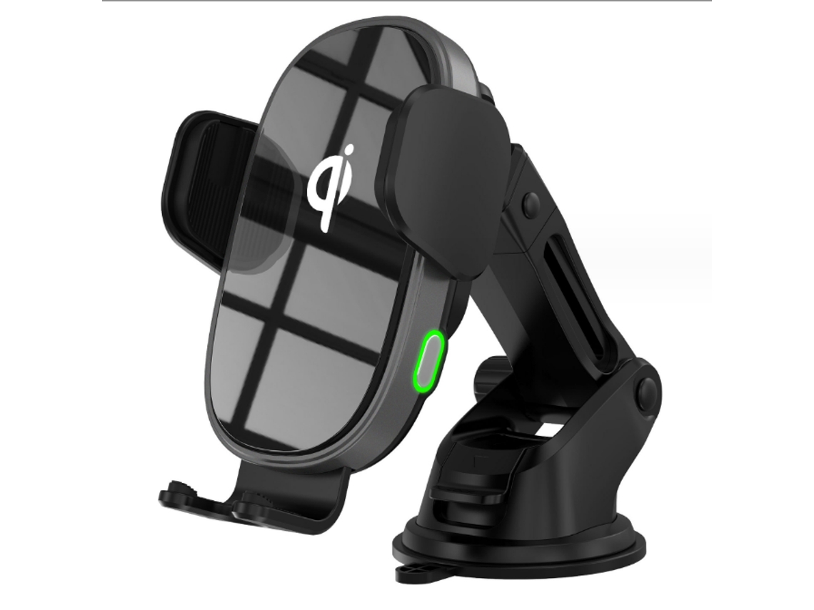 Cargador Inalámbrico Para Coche De 15 W Con Carga Rápida Y Soporte Para Rejilla De Ventilación, Compatible Con Iphone 12, 13, 14 Pro Max, 11