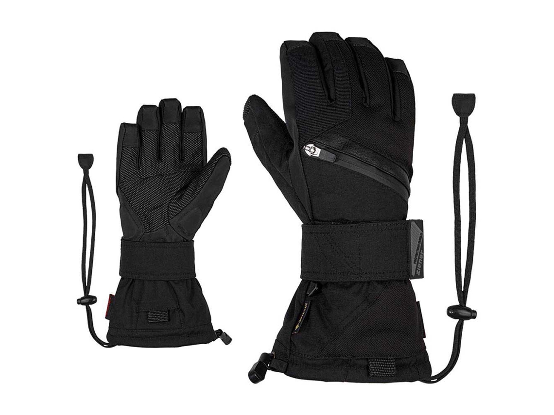 Guantes ZIENER Luvas Mare Gtx+gore Plus Warm Preto 10.5 Homem