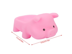 4 Juguetes De Baño De Pvc Con Forma De Cerdito Rosa Chillón Para Niños, Ideales Para Jugar En La Piscina.