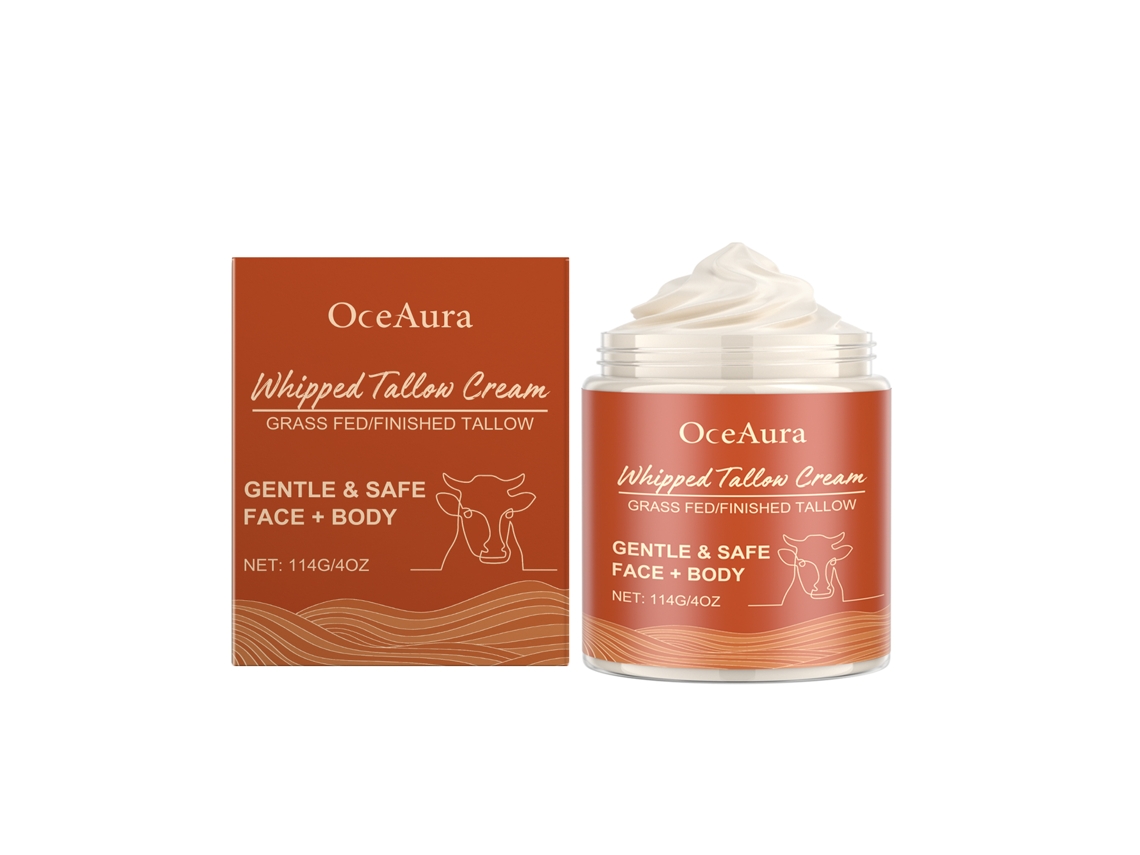 Crema hidratante potente de sebo de res para piel seca