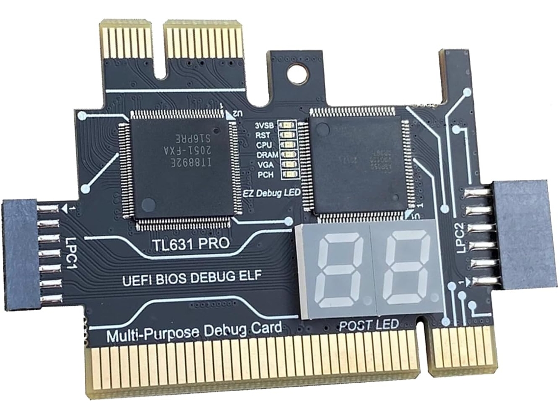 Analizador De Placas Base Tl631, Comprobador Pcie, Depuración, Puerto Lpc, Diagnóstico Informático
