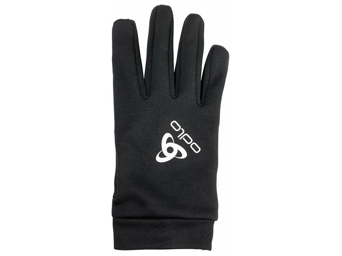 Guantes ODLO Luvas Stretchfleece Liner Eco E-tip Preto S Homem