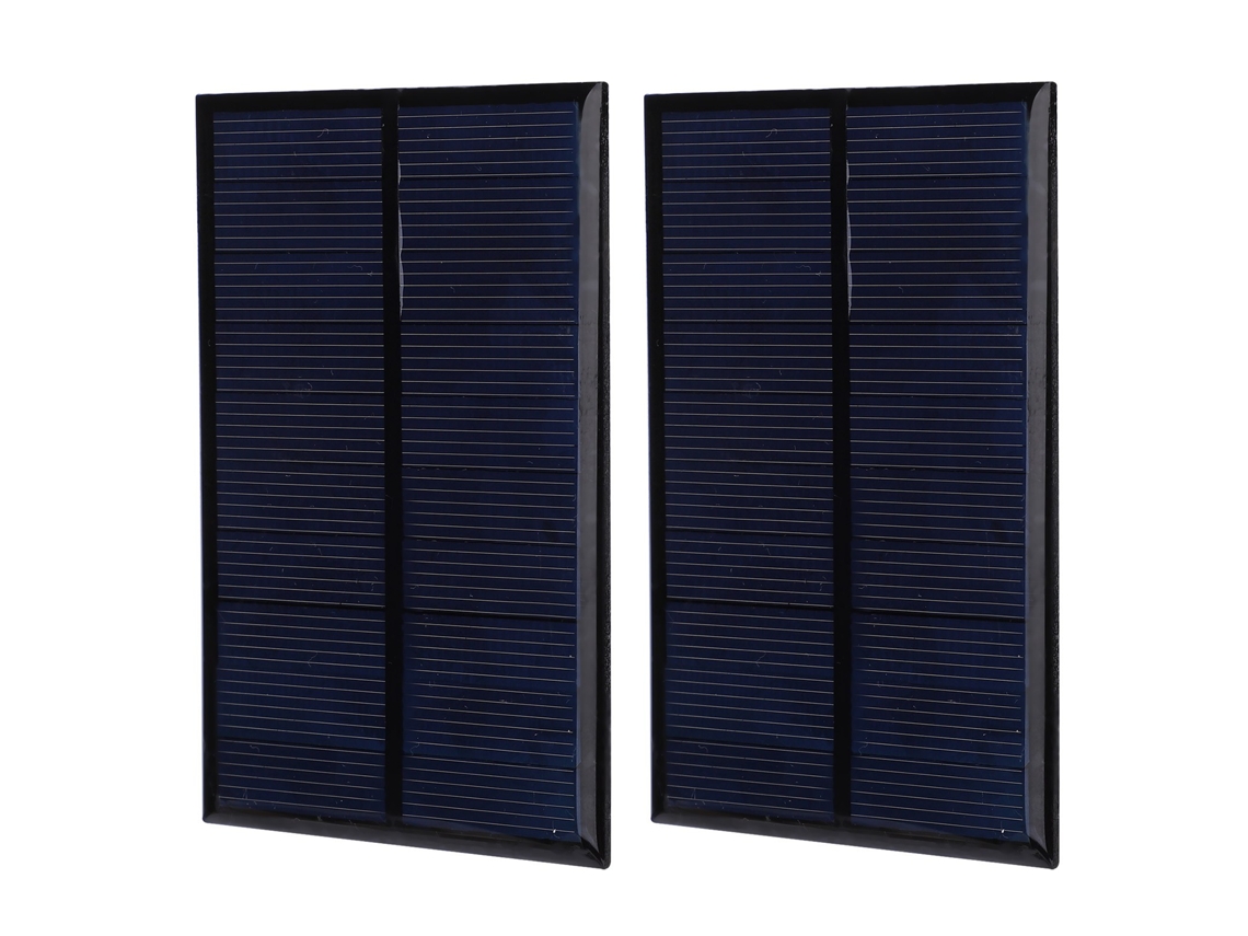 2 Peças Painel Solar Mini Epóxi Módulo Energia Bateria Polissílico Suministros Industriais 5v 500ma