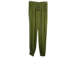 2026-pantalones Harem Para Mujer Bohemio Viaje Cómodo Cintura Elástica Bolsillos Laterales Puños Elásticos