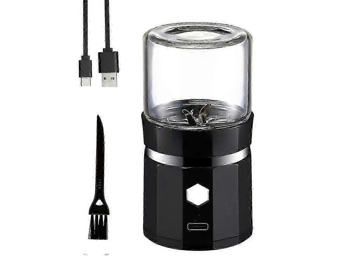 Molinillo de té de vainilla eléctrico portátil Rosewell Mini con molinillo eléctrico alimentado por USB y cepillo de limpieza