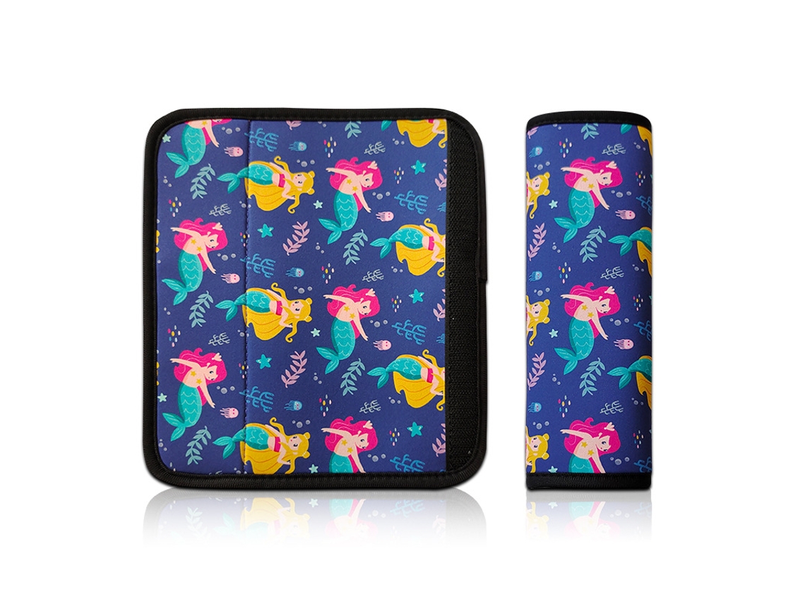 2 Cojines De Cinturón De Seguridad Infantil 22x8 Cm Con Sirena, Para Carro/bicicleta, Cinturón De Protección