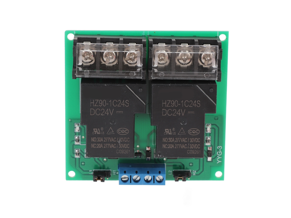 Módulo De Relé Estable De 2 Canales Y 30 A Para Equipos De Automatización Y Control Industrial.