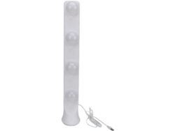 Lámpara De Tocador Led De 4 Bombillas, Lámpara De Maquillaje Portátil Y Brillante Para Tocador, 3