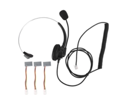 Auriculares Mono Con Micrófono Para Teléfonos Fijos, Para Uso Doméstico Y De Oficina, Conectar Y Usar.