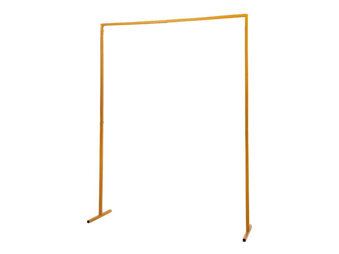 Arco de boda, altura ajustable, construcción de hierro duradero, amarillo, M OEM