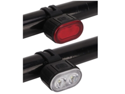 Juego de luces para bicicleta impermeables YIZHOOD Ip65 350Lm Ipx5 DES1470 (negro)